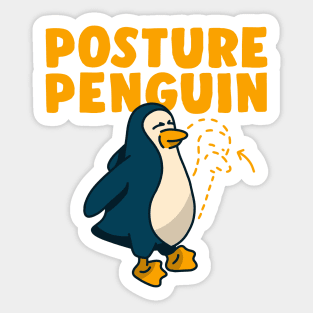 Posture penguin Sticker